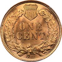 1897 Indian Cent (1c) Laidacker Collection Reverse Image