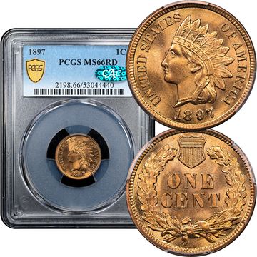 1897 Indian Cent (1c) Composite Image