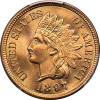 1897 Indian Cent (1c) Obverse Image