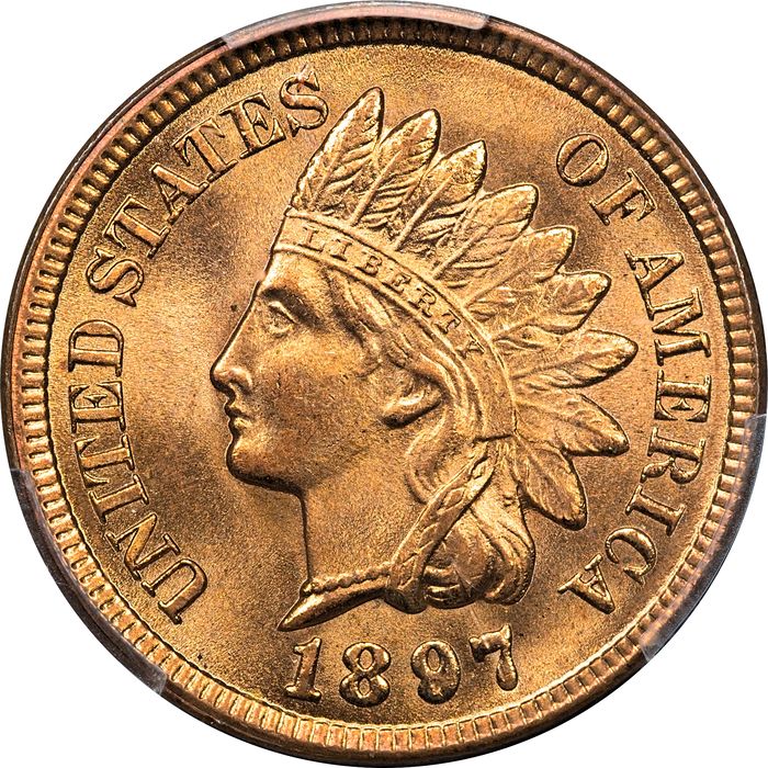 1897 Indian Cent (1c) Obverse Image