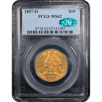 1897-O Liberty Gold Eagle ($10) Obverse Slab Image