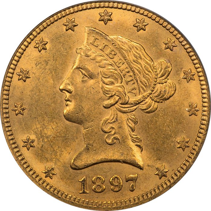 1897-O Liberty Gold Eagle ($10) Obverse Image