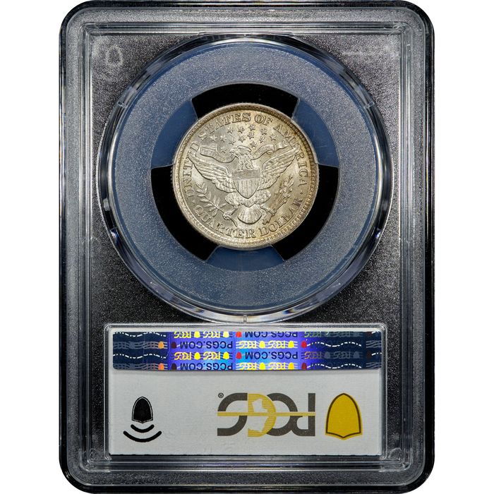 1898 Barber Quarter (25c) Reverse Image