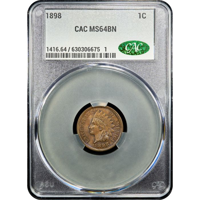 1898 Indian Cent (1c) Obverse Image