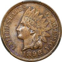 1898 Indian Cent (1c) Photo 3