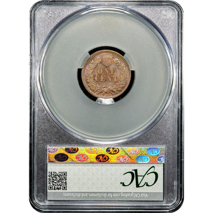 1898 Indian Cent (1c) Reverse Image