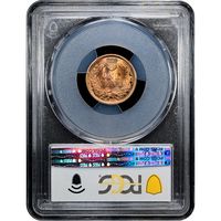 1898 Indian Cent (1c) Laidacker Collection Reverse Slab Image