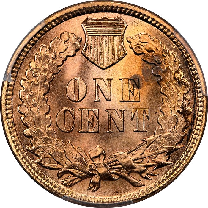 1898 Indian Cent (1c) Laidacker Collection Reverse Image