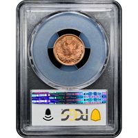 1898 Indian Cent (1c) Laidacker Collection Reverse Slab Image