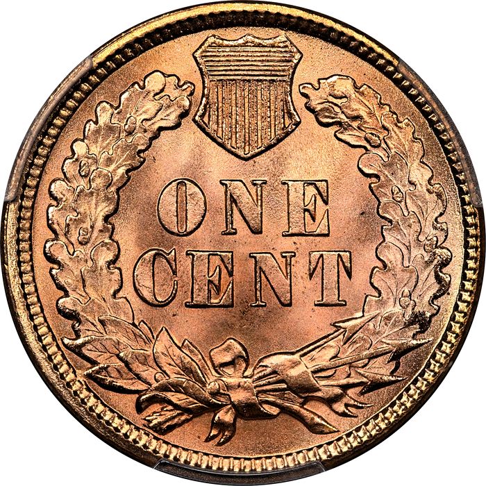 1898 Indian Cent (1c) Laidacker Collection Reverse Image