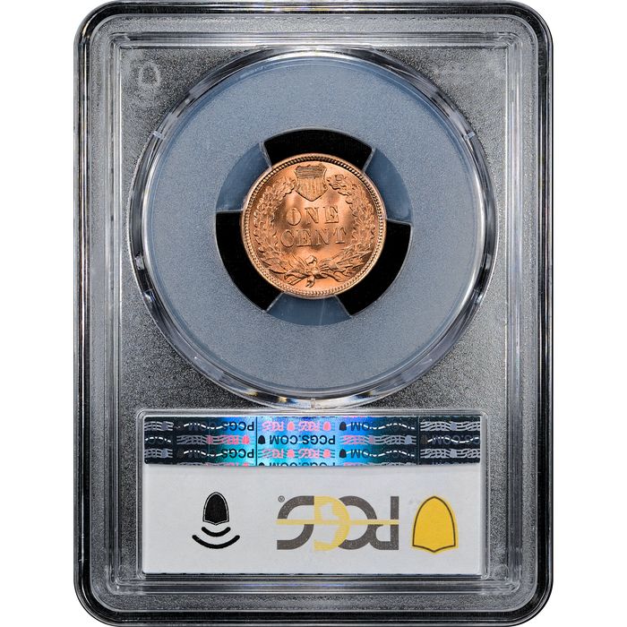 1898 Indian Cent (1c) Laidacker Collection Reverse Slab Image