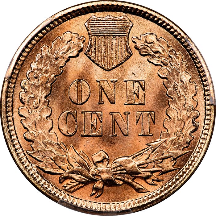 1898 Indian Cent (1c) Laidacker Collection Reverse Image
