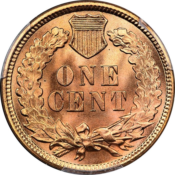 1898 Indian Cent (1c) Laidacker Collection Reverse Image