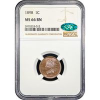 1898 Indian Cent (1c) Obverse Image