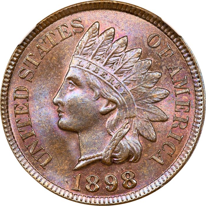 1898 Indian Cent (1c) Photo 3