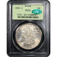 1898-O Morgan Dollar ($1) OGH Obverse Slab Image