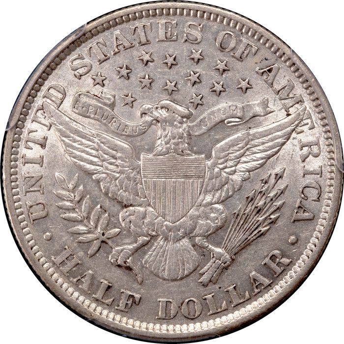 1899 Barber Half Dollar (50c) Reverse Image