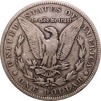1899-CC Morgan Dollar ($1) Reverse Image
