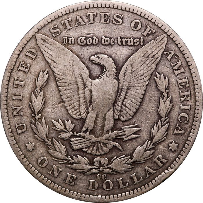 1899-CC Morgan Dollar ($1) Reverse Image