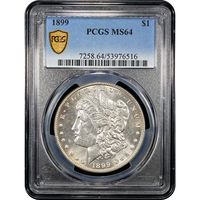 1899 Morgan Dollar ($1) Obverse Slab Image
