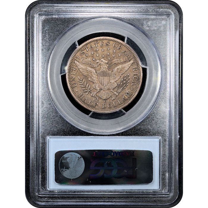 1899-O Barber Half Dollar (50c) Reverse Slab Image