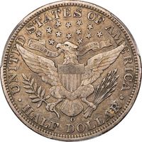1899-O Barber Half Dollar (50c) Reverse Image
