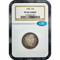 1900 Barber Quarter (25c) Obverse Slab Image