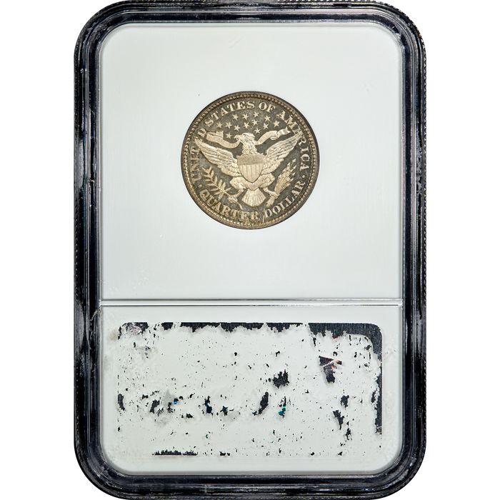 1900 Barber Quarter (25c) Reverse Slab Image