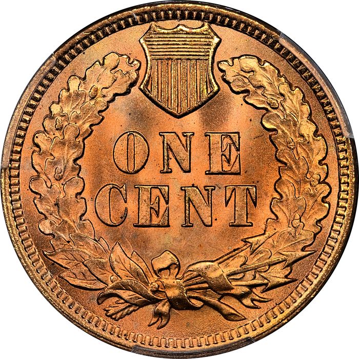 1900 Indian Cent (1c) Laidacker Collection Reverse Image