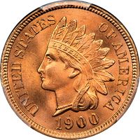 1900 Indian Cent (1c) Laidacker Collection Obverse Image