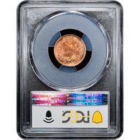1900 Indian Cent (1c) Laidacker Collection Reverse Slab Image