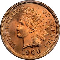 1900 Indian Cent (1c) Laidacker Collection Obverse Image