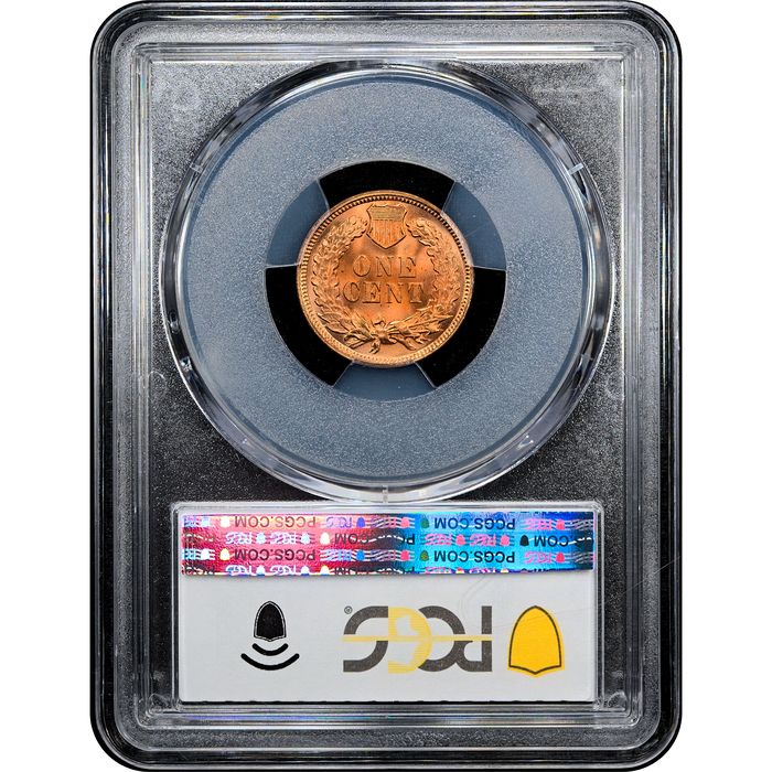 1900 Indian Cent (1c) Laidacker Collection Reverse Slab Image