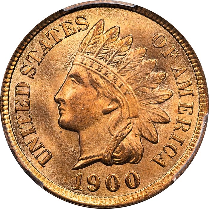 1900 Indian Cent (1c) Obverse Image