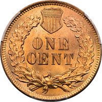 1900 Indian Cent (1c) Reverse Image