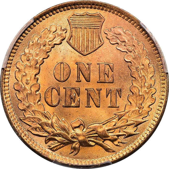 1900 Indian Cent (1c) Reverse Image
