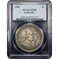 1900 Lafayette Commemorative Dollar ($1) Obverse Slab Image