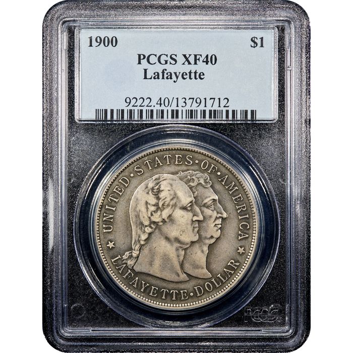 1900 Lafayette Commemorative Dollar ($1) Obverse Slab Image