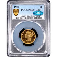 1900 Liberty Gold Half Eagle ($5) Obverse Image