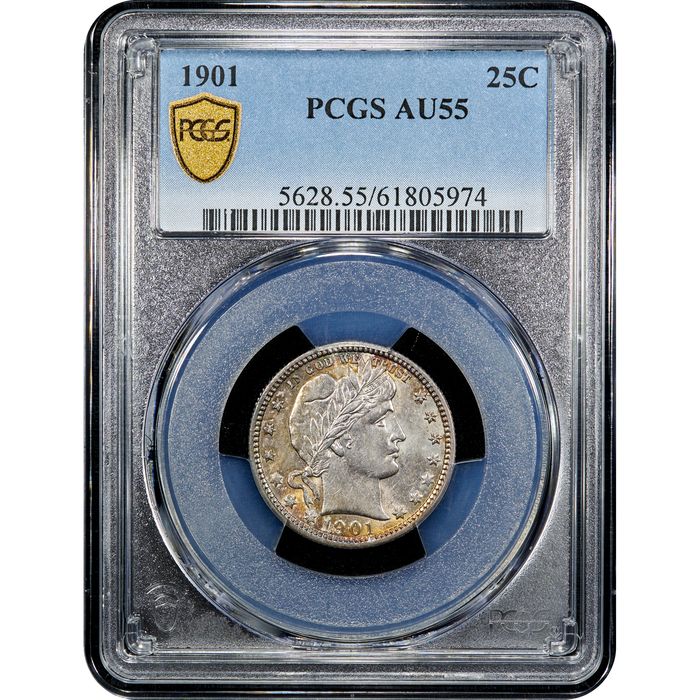 1901 Barber Quarter (25c) Obverse Image