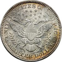 1901 Barber Quarter (25c) Photo 4