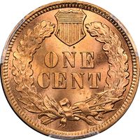 1901 Indian Cent (1c) Laidacker Collection Reverse Image
