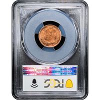 1901 Indian Cent (1c) Laidacker Collection Reverse Slab Image