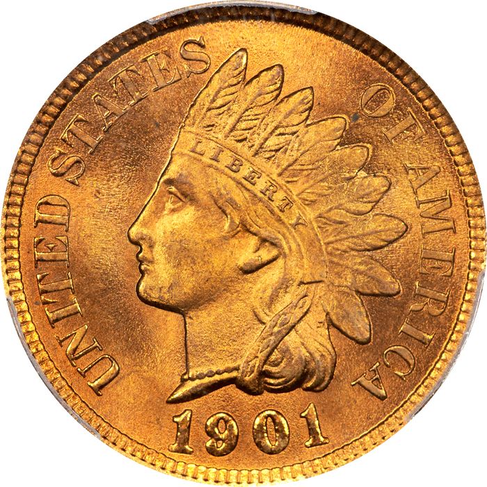 1901 Indian Cent (1c) Photo 3