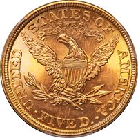 1901 Liberty Gold Half Eagle ($5) Photo 4