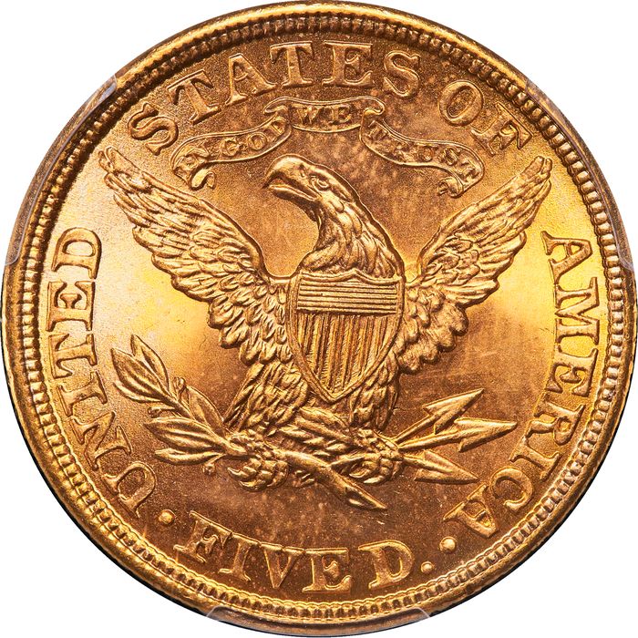 1901 Liberty Gold Half Eagle ($5) Photo 4