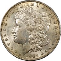 1901 Morgan Dollar ($1) Photo 3