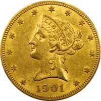 1901-O Liberty Gold Eagle ($10) Obverse Image