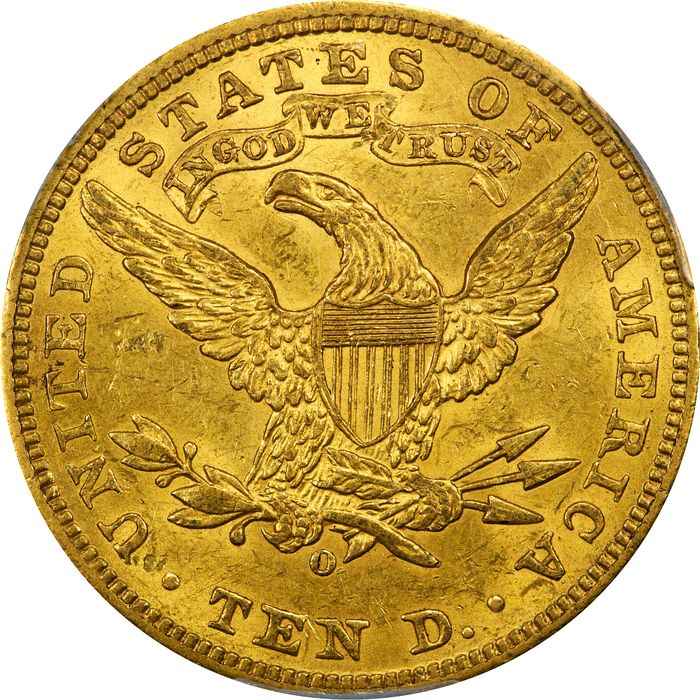 1901-O Liberty Gold Eagle ($10) Reverse Image
