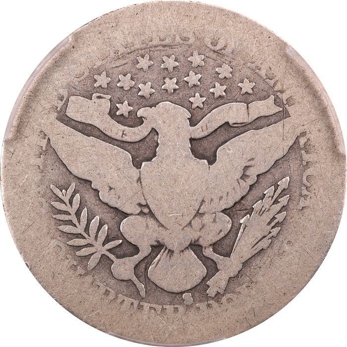 1901-S Barber Quarter (25c) Reverse Image